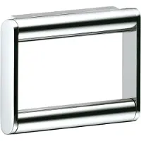 Keuco PLAN Toilettenpapierhalter, diebstahlgesichert, schwenkbar, 14961070000, Farbe: Edelstahl