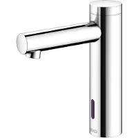 Keuco IXMO Elektronik-Waschtischmischer 130 Netzbetrieb, ohne Ablaufgarnitur, Ausladung 124mm, 59512011100, Farbe: Verchromt