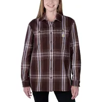 Carhartt Hemd Twill Plaid Shirt Damen Lavender-M