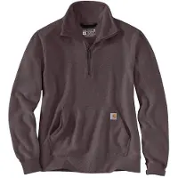 Carhartt Relaxed Fit Midweight Half-zip Sweatshirt blackberry heather (V27) XS REG