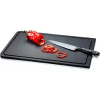Continenta Tranchierbrett "BAND, Duracore schwarz", schwarz, B:29,8cm H:0,9cm L:44cm, Zellulosefaser, Schneidebretter, Tranchierbrett
