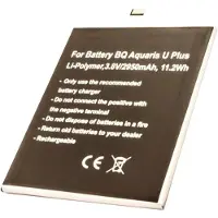 AccuCell Akku passend für den BQ Aquaris U Akku 3080 Aquaris U Lite, Aquaris U Plus