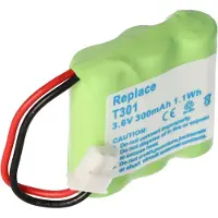 AccuCell Akku nur passend für AUDIOLINE CDL970, CDL971 NiMH 3,6V 300mAh