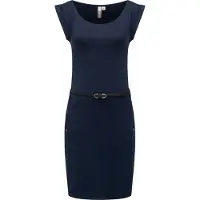 Ragwear Sommerkleid "Sommerkleid Tagg", Damen, Gr. XXL, N-Gr, blau (midnight), Obermaterial: 95% Viskose CV. 5% Elasthan EL., Kleider Sommerkleid