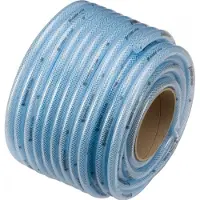 Gardena Transparent-Schlauch mit Gewebe, ?ber Boden, Transparent, 60 bar, 50 ?C, -10 ?C, 8 mm