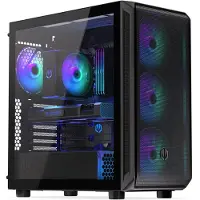 Endorfy Arx 700 ARGB, Tower, PC, Schwarz, ATX, ITX, micro ATX, Multi, Taschenlüfter