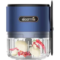 Deerma JS100, 0,15 l, Schwarz, Blau, Transparent, ABS, Edelstahl, 40 W, 3,7 V