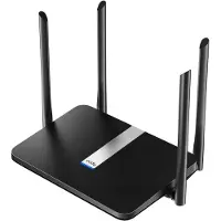 Cudy X6, Wi-Fi 6 (802.11ax), Dual-Band (2,4 GHz/5 GHz), Ethernet/LAN, Schwarz, Tabletop-Router