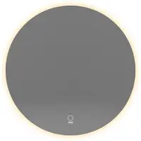 HOME DELUXE - LED-Spiegel SILA - 100 cm - Rund - 3 verschiedene Lichtfarben - Antibeschlagssystem - 38 Watt Gesamtleistung I Wandspiegel Badspiegel Badezimmerspiegel