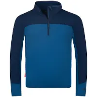 TROLLKIDS Kids Steinkjer Shirt alpine blue/dark indigo - Größe 116 Kinder 684
