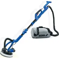 Dedra Trockenbau-Schleifmaschine 750W Led Innen Staubabsaugung
