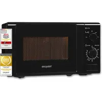 Exquisit Mikrowelle MW 900-030 schwarz | 700 W | Garraum 20 l | Drehteller 25,5cm Ø