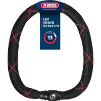 ABUS Kettenschloss Ivy Chain 9210 – Fahrradschloss aus gehärtetem Stahl – 10 mm dicke Kette – -Sicherheitslevel 13 – 170 cm