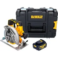 DeWalt DCS 570 NT Akku Handkreissäge 18 V 184 mm Brushless + 1x Akku 4,0 Ah + TSTAK - ohne Ladegerät