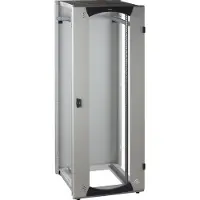 Schneider Electric NSYVDAC42U88B Actassi VDA, Netzwerkschrank 42HE, Breite 800 mm Tiefe 800 mm, Festrahmen 19" Sichttür ohne Paneel R7035