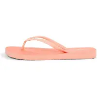 O'Neill Zehentrenner "PROFILE SMALL LOGO SANDALS", Damen, Gr. 41, rot (coral pink), Synthetik, Schuhe Zehentrenner