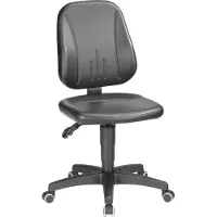 BIMOS Arbeitsdrehstuhl Unitec mit Rollen Kunstleder Sitz-Höhe 440-620mm - 9653- 551