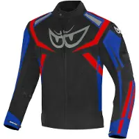Berik The Eye Schwarz Blau Wasserdichte Motorrad Textiljacke Größe 52