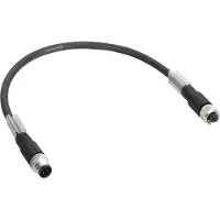 Schneider Electric Bus-Kabel TM7 (Daisy Chain), gerade, M12B Stecker/Buchse, 0,3m TCSXCN1M1F03E