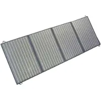 AccuCell Solarpanel 120W faltbar max. 18 Volt, das faltbare Solar-Panel USB-A Ladestrom max. 5V/2,4A Ausgang