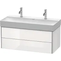 Duravit Waschtischunterbau XSQUARE 397x984x460mm flannel grey seidenmatt