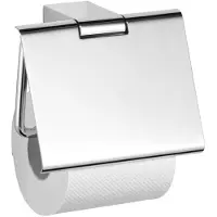 AVENARIUS BAD. FUNKTION. DESIGN. Serie 360 Toilettenpapierhalter, Toilettenpapierspender aus verchromtem Messing, Halterung mit Deckel