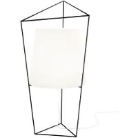 Kdln Tischleuchte Tatu, messingfarben, Höhe 69 cm, Glas