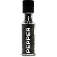 Rechberger Pfeffermühle Pantelleria aus transparentem Glas H 16,5 cm