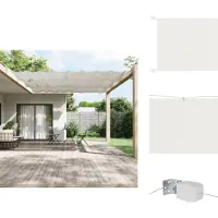 vidaXL Senkrechtmarkise Weiß 140x800 cm Oxford-Gewebe - Sonnenschirme & Sonnenschutze