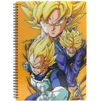SD Toys Saiyans Dragon Ball Z A4-notizbuch