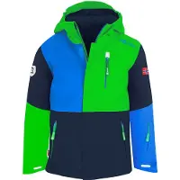 TROLLKIDS Kinder Hallingdal Wintersportjacke bright green/medium blue 122