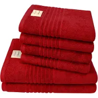 Dyckhoff Handtuch Set "Nature", Set, 6 tlg., Frottier, 6er Set: 4x Handtücher, je 50 x 100 cm & 2x Badetuch 70 x 140 cm