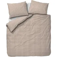 Town & Country Bettwäsche Gingham Taupe Baumwolle-200 x 200 / 220 cm | 2-Persoons