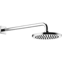 Dornbracht Regenbrause mit Wandanbindung, Ausladung 450mm, Ø 220mm, flowReduce, 28648670-08, Farbe: Platin