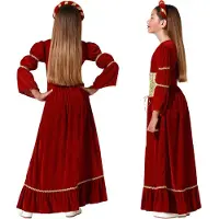 Atosa Medieval Queen Mädchenkostüm