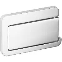 AVENARIUS BAD. FUNKTION. DESIGN. Serie 480 Toiletten-Papierhalter, Toilettenpapierspender aus verchromtem Messing, Maße: 105 x 150 x 40 mm