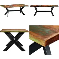 vidaXL Esstisch 200x100x75 cm Altholz Massiv - Esstisch - Esstische - Holz Esstisch - Holz Esstische