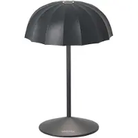 Sompex LED-Tischleuchte Ombrellino schwarz, Designer Eduard Euwens, 24 cm; Schirm 6.1 cm