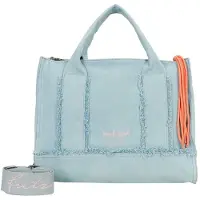 Fritzi aus Preußen Handtasche Umhängetasche Tote Bag Limited Washed Denim Shopper Washed Blue hellblau