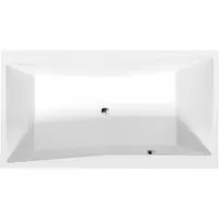 Sapho QUEST Rechteckwanne 180x100x49cm, weiß matt