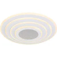 Globo Smart LED-Deckenleuchte Jocelyn, weiß, CCT, Fernbedienung