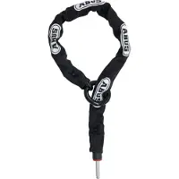 ABUS Rahmenschloss-Einsteckkette – Adaptor Chain 2.0 8KS – Kette zur Zweitsicherung des Fahrrads – 8 mm stark – 85 cm lang – Schwarz
