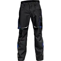 Kübler Pulsschlag Hose Schwarz/Kbl.Blau 64