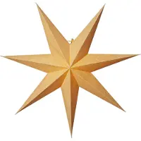 Star Trading Paper Star Baumwolle, Gold, Papier, Weihnachten, 1 Stück(e), 600 mm, 160 mm