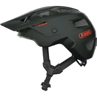 ABUS MTB-Helm MoDrop - robuster Fahrradhelm mit guter Belüftung für Mountainbiker - individuelle Passform - Unisex - Grün Matt, Größe M (54-58 cm)