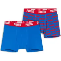 Puma Boxershorts - 2er-Pack - Rot/Blau - - 170/176 - Boxershorts