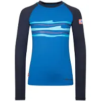 TROLLKIDS - Kid's Haukland Shirt - Lycra Gr 92 blau