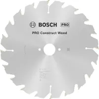 Bosch PRO Kreissägeblatt Construct Wood für Tischkreissägen - 2608641774