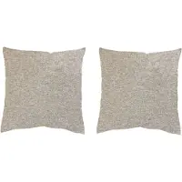 Home wohnideen Dekokissen "LUCIO" Gr. 1, grau (grau, unifarben), B:40cm L:40cm, Polyester, Dekokissen_Sitzkissen_Kissenhüllen, Dekokissen