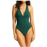 Seafolly - Women's Collective Cross Back One Piece - Badeanzug Gr 6 bunt